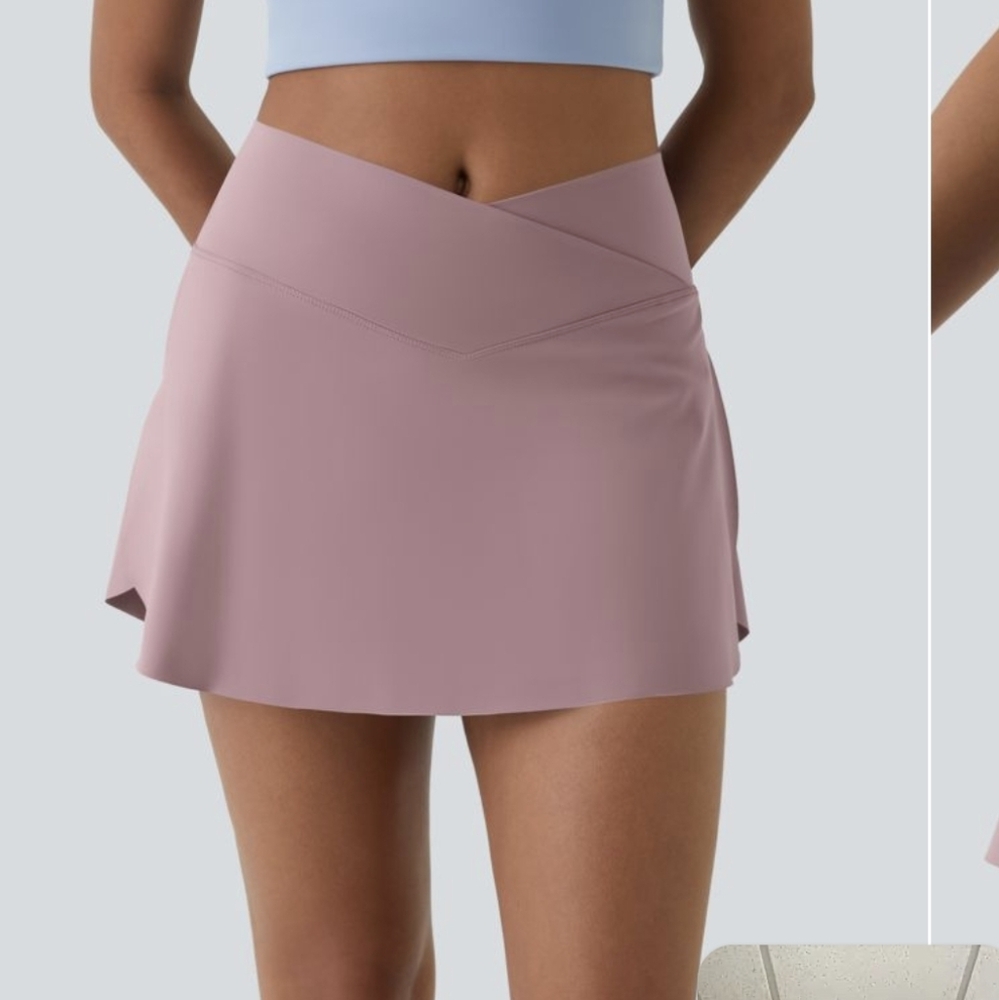 HALARA Mauve Mini Skirt